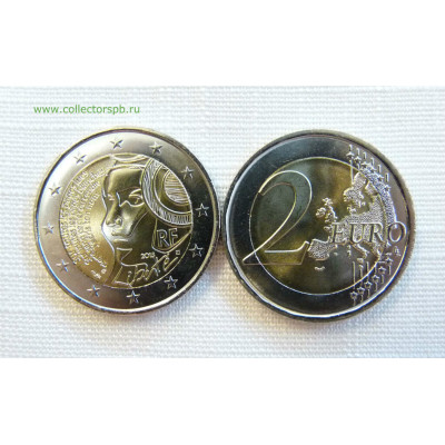 Монета 2 евро 2015 г. Франция. "Фестиваль Федерации"